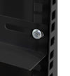 Coppia staffe a L Laterale per Rack 19'' a Muro Prof. 600mm Nero