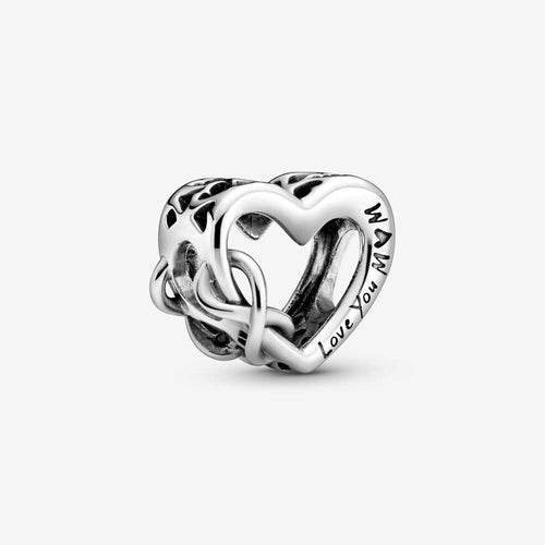 Pandora Charm a cuore Infinito Ti Amo Mamma