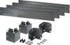 Zoccolo 600 x 1000 mm per Armadi Rack Serie NextGen Nero