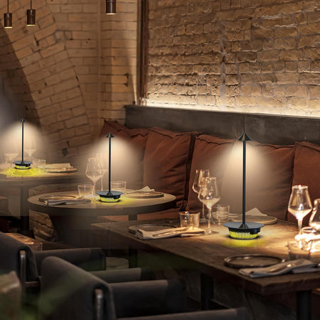 Lampada LED Multicolore da Tavolo Dimmerabile Batteria Ricaricabile Alimentazione USB-C&trade