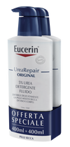 Eucerin urearepair fluido detergente 5% urea 400ml+400ml bipacco