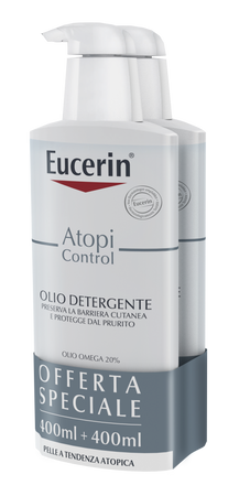 Eucerin bipac atopi olio detergente 400ml + 400ml