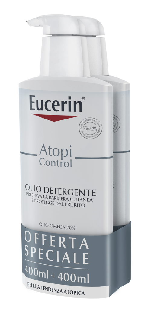 Eucerin bipac atopi olio detergente 400ml + 400ml