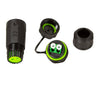 Connettore Fibra Ottica LC Duplex Impermeabile IP68 con Pressacavo e Cappuccio Antipolvere