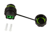 Connettore Fibra Ottica LC Duplex Impermeabile IP68 con Pressacavo e Cappuccio Antipolvere