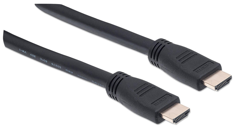 Cavo HDMI CL3 High Speed con Ethernet A/A M/M 15m Nero