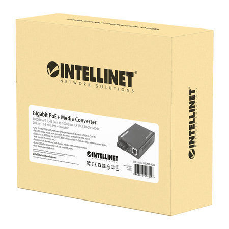 Media Converter Gigabit PoE+