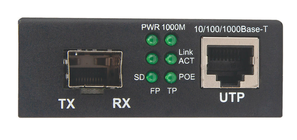 Media Converter Gigabit PoE+