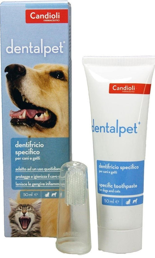 Dentifricio specifico per cani e gatti DentalPet dentifricio 50 ml
