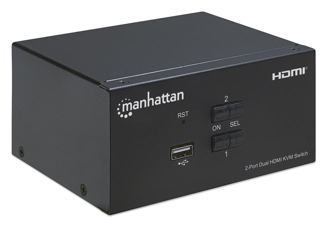 Switch KVM HDMI 2 porte Doppio monitor