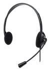 Cuffia Stereo On Ear USB con Microfono Cavo 1.5m Nero