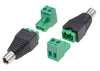 Adattatore Connettore Plug DC 2.5x5.5 mm Femmina Terminal Block 2 pin
