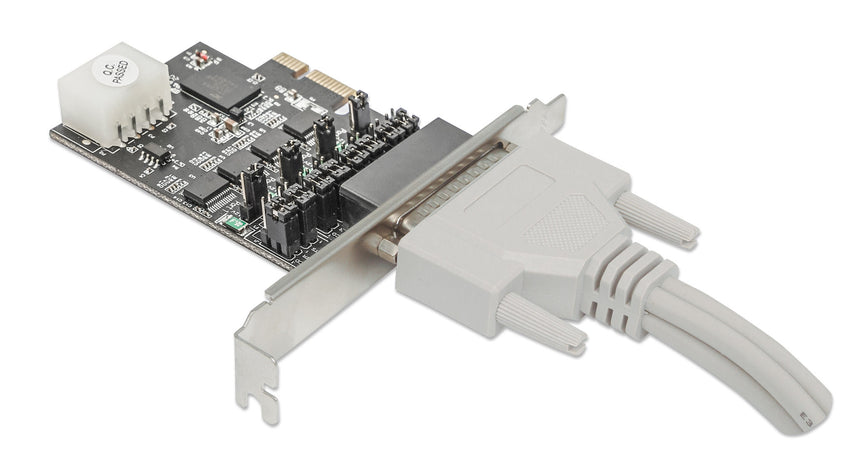 Scheda PCI Express 4 Porte DB9 RS-232