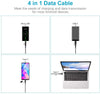 Cavo di Sincronizzazione e Ricarica USB-C&trade USB-A e Micro USB 1.2m Nero