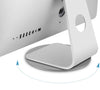Base Girevole 360° Antiscivolo per Monitor Tablet Laptop in Alluminio