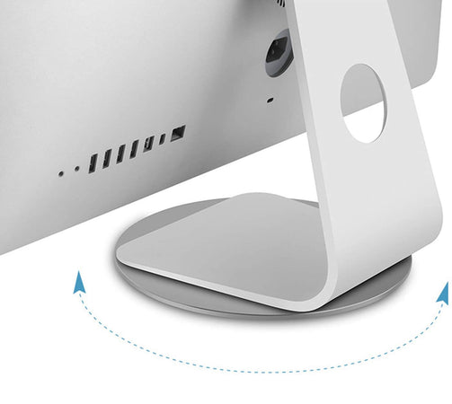 Base Girevole 360&deg Antiscivolo per Monitor Tablet Laptop in Alluminio