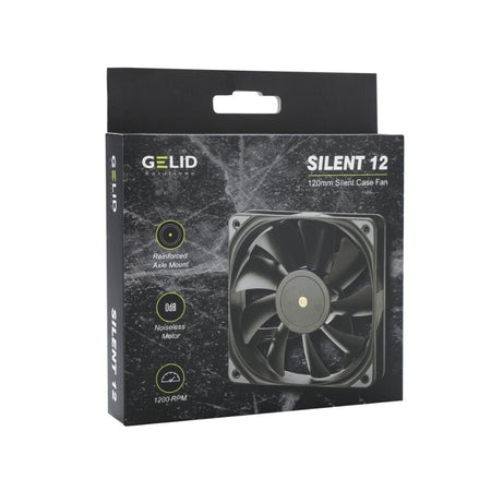 Dissipatore Ventola Silent ad Alto Flusso 120x120x25 12V