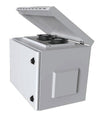 Armadio Rack 19'' a Parete 9U Grigio IP55 Porta Cieca prof. 450 mm