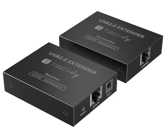 Extender USB 2.0 High-Speed 4 porte su cavo Cat.6 150m