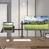 Supporto da Scrivania Braccio per Monitor 13-32'' e Mensola per Laptop