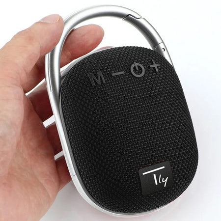 Mini Altoparlante Wireless BT V5.3 Speaker Luce LED Vivavoce TF USB Nero