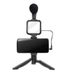 Kit Vlogger Treppiede per Smartphone 4,7''–7'' con Luce LED e Microfono Direzionale