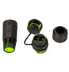 Connettore Fibra Ottica SC Duplex Impermeabile IP68 con Pressacavo e Cappuccio Antipolvere
