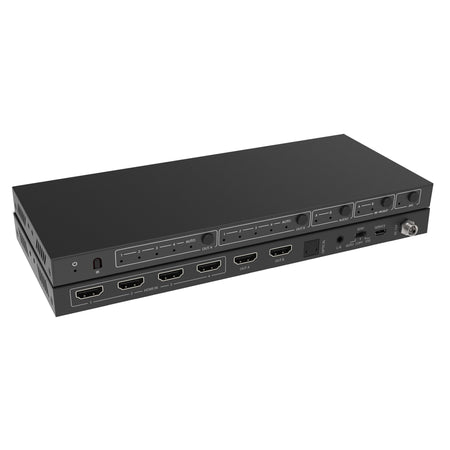 Matrix Switch HDMI 2.0 4x2 18Gbps 4k@60Hz con estrattore audio