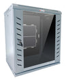 Armadio Rack 19'' a Muro 15 Unità P.450 mm Flat Pack Grigio