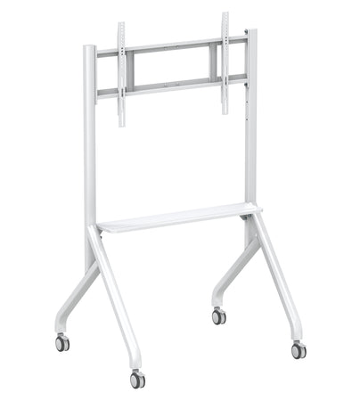 Supporto Mobile da Pavimento Multifunzione per TV LCD/LED/Plasma 55-86'' Bianco