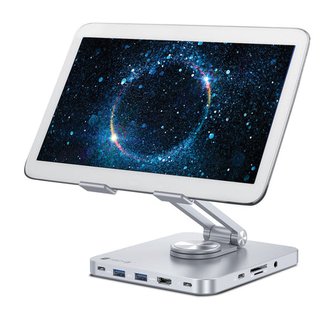 Supporto per Tablet Hub Docking Station USB-C&trade 8 in 1