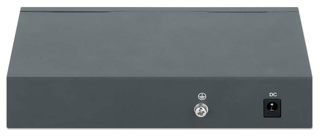 Switch 5 porte PoE++ con 4 porte Gigabit e una porta RJ45 Gigabit Uplink