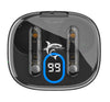 Auricolari Wireless Bluetooth v5.3 Custodia di Ricarica con Display Nero
