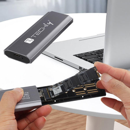 Box Esterno USB-C&trade USB3.2 Gen2 NVMe/SATA M.2 SSD