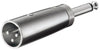 Adattatore XLR Cannon Maschio ad Audio 6,35mm Maschio Mono