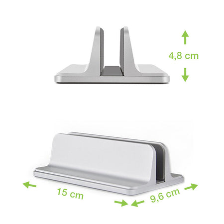 Supporto Verticale per Notebook in Alluminio