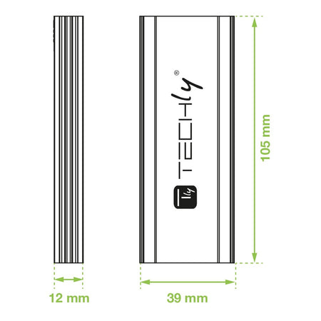 Box Esterno USB-C&trade USB3.2 Gen2 NVMe/SATA M.2 SSD
