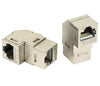 Accoppiatore RJ45 F/F 90° Cat.6A Schermato