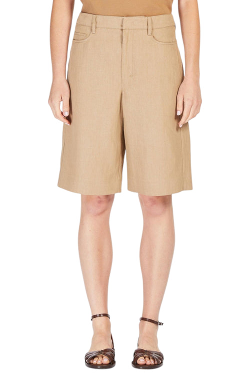 S Max Mara Pantaloncini Cammello da donna