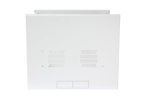 Armadio Rack 19'' a muro 22U sezione unica P 600mm Porta Grigliata Bianco