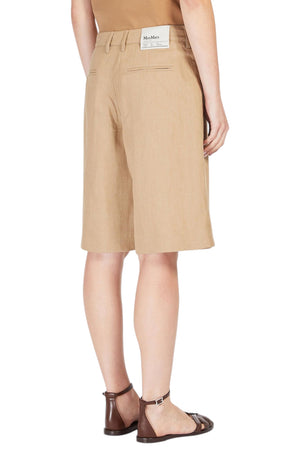 S Max Mara Pantaloncini Cammello da donna