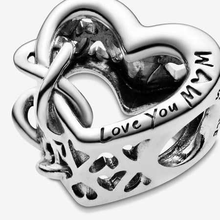Pandora Charm a cuore Infinito Ti Amo Mamma