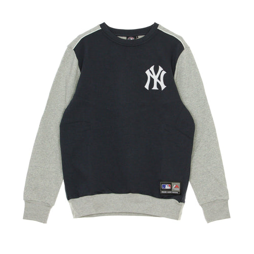 MAJESTIC Felpa Leggera Cappuccio Uomo Mlb Tobias Small Logo Crew Neyyan Original Team Colors da uomo