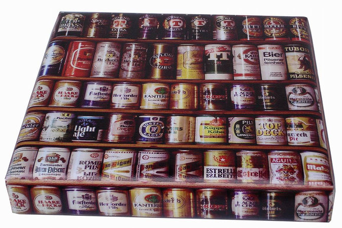 Biscottini Pouf contenitore Biscottini Praticissimo 32x32x32 ecopelle richiudibile