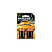 DURACELL PILE ALCALINE AA 1,5V NON RICARICABILI PLUS POWER CONFEZIONE DA 4 PILE