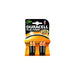 DURACELL PILE ALCALINE AAA 1,5V NON RICARICABILI PLUS POWER CONFEZIONE DA 4 PILE