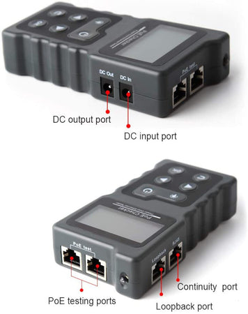 Tester Professionale PoE RJ45