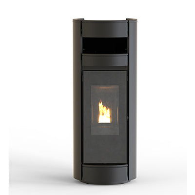 Thermorossi Stufa a Pellet Moma Supreme Natural Plus Evo 12,3 kW Nero Opaco