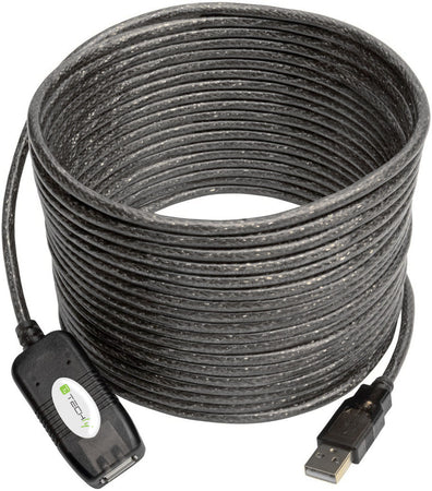Cavo Prolunga Attivo Extender USB Hi Speed Estensore di Segnale 10m Nero