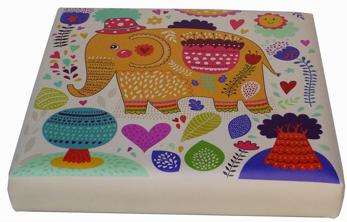 Biscottini Biscottini Pouf Contenitore Richiudibile Ecopelle Sgabello Poggiapiedi 32x32x32